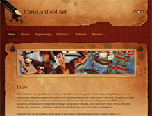 Tablet Screenshot of chriscanfield.net